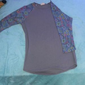 long sleeve t floral sleeve